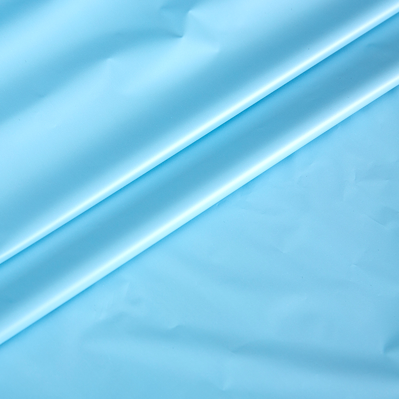 Низький дихаючий 2 шар 100% затемнення плівка TPU для завіси синього + чорний плівка Blackout